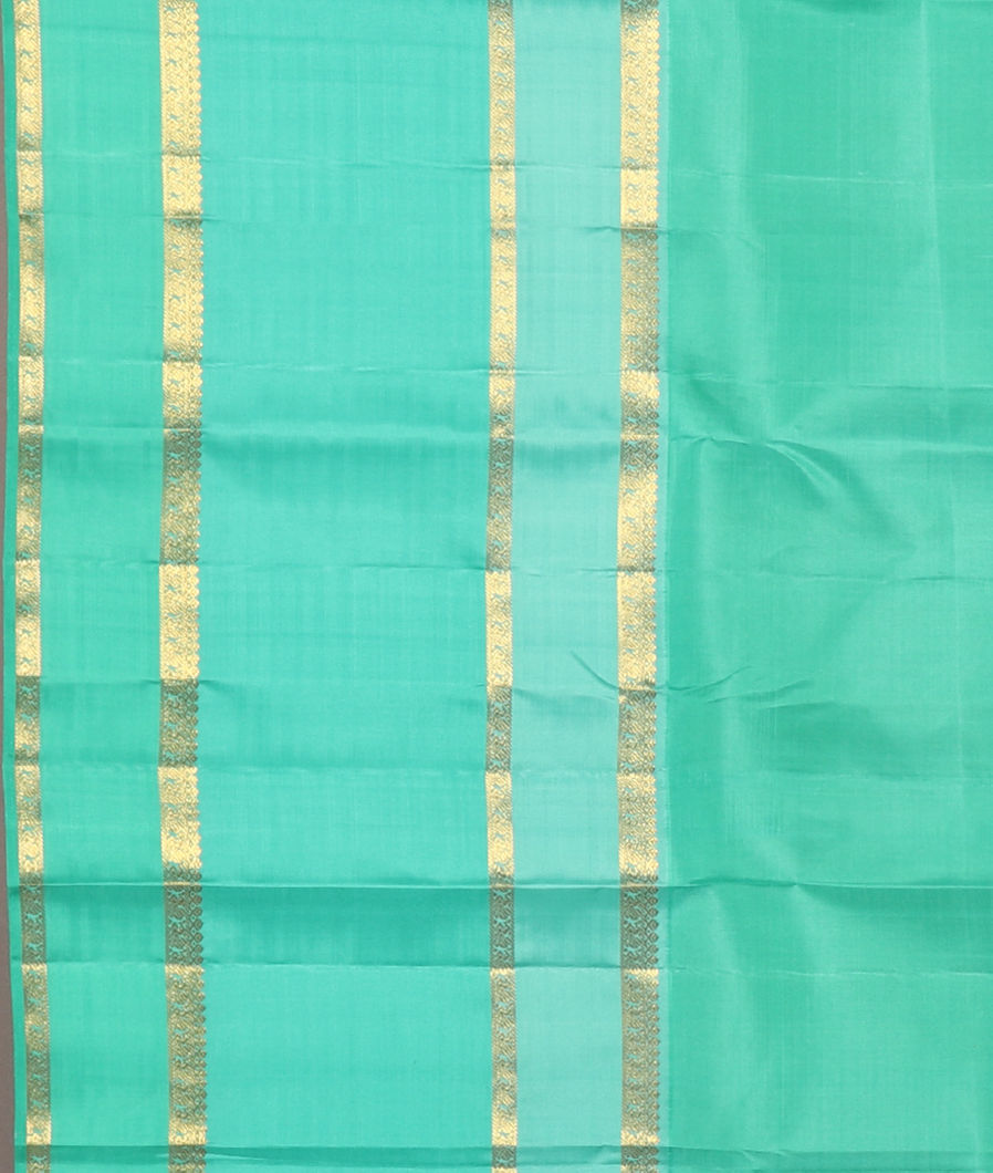 Yellow Handwoven Kanjivaram Silk Saree T4083533