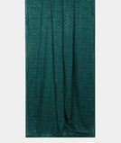 Bluish Green Satin Crepe Silk Embroidery Saree T3971582