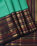 Green Handwoven Kanjivaram Silk Saree T3921464