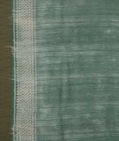 Green Soft Printed Cotton Saree T4111543