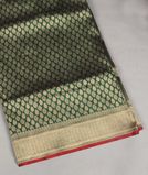 Green Banaras Silk Saree T4105311