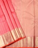 Pink Handwoven Kanjivaram Silk Saree T4124222