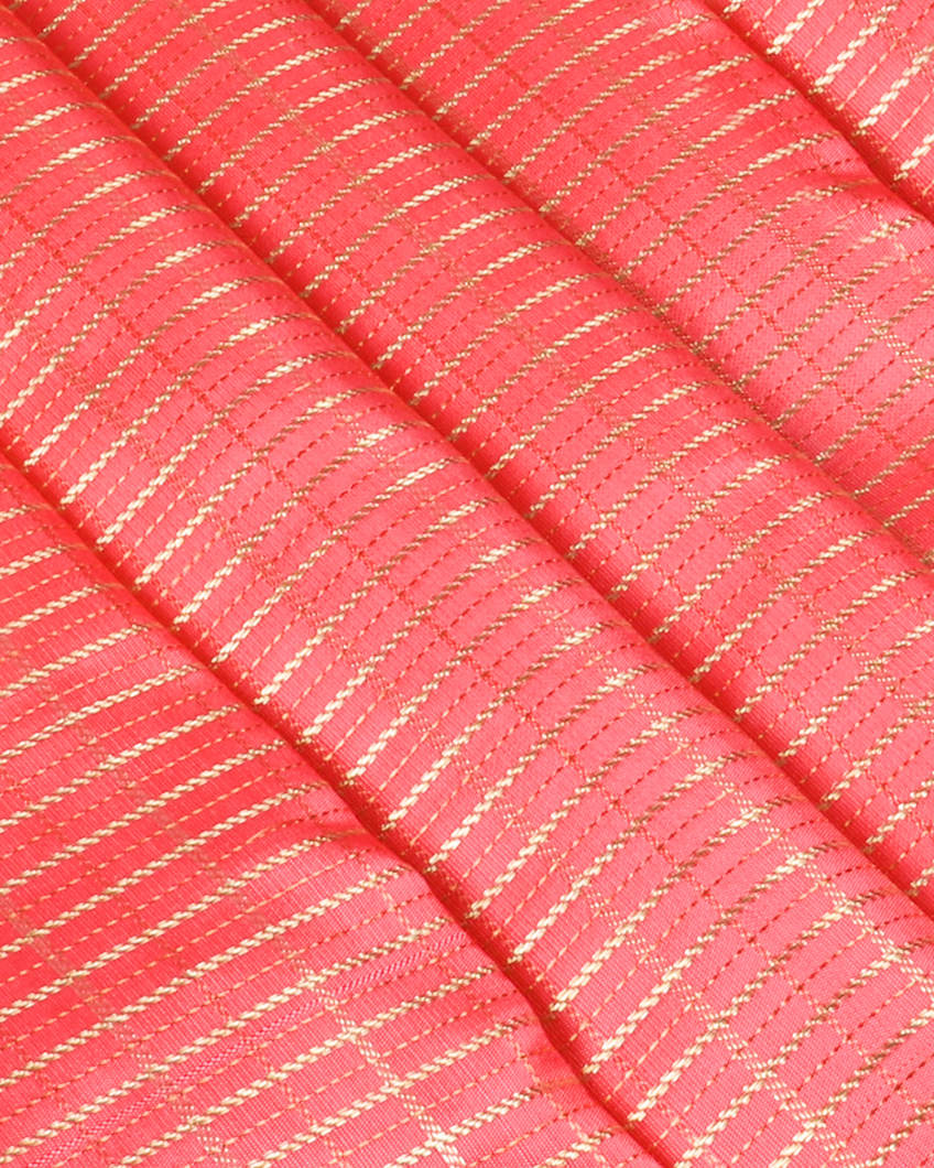 Pink Handwoven Kanjivaram Silk Saree T4124224