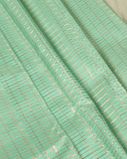 Greenish Blue Handwoven Kanjivaram Silk Saree T4124754