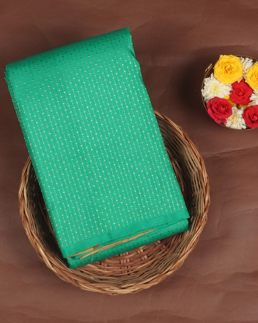 Green Handwoven Kanjivaram Silk Saree T404121-image