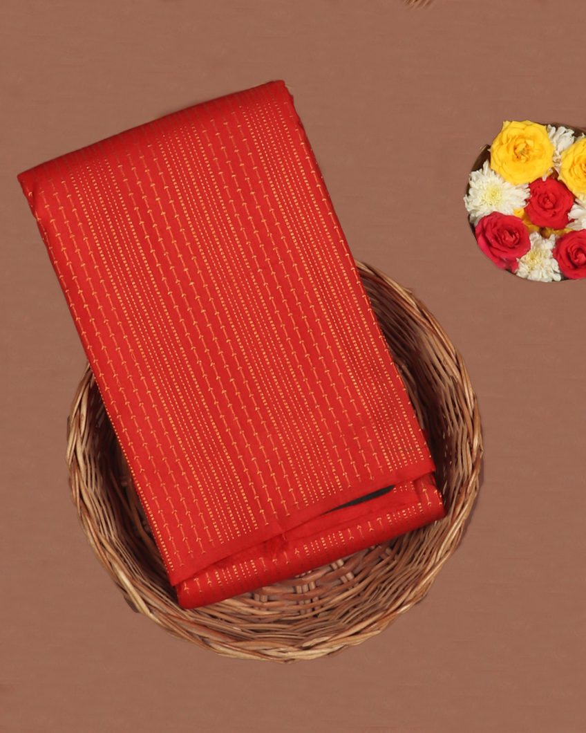 Red Handwoven Kanjivaram Silk Saree T368613-image