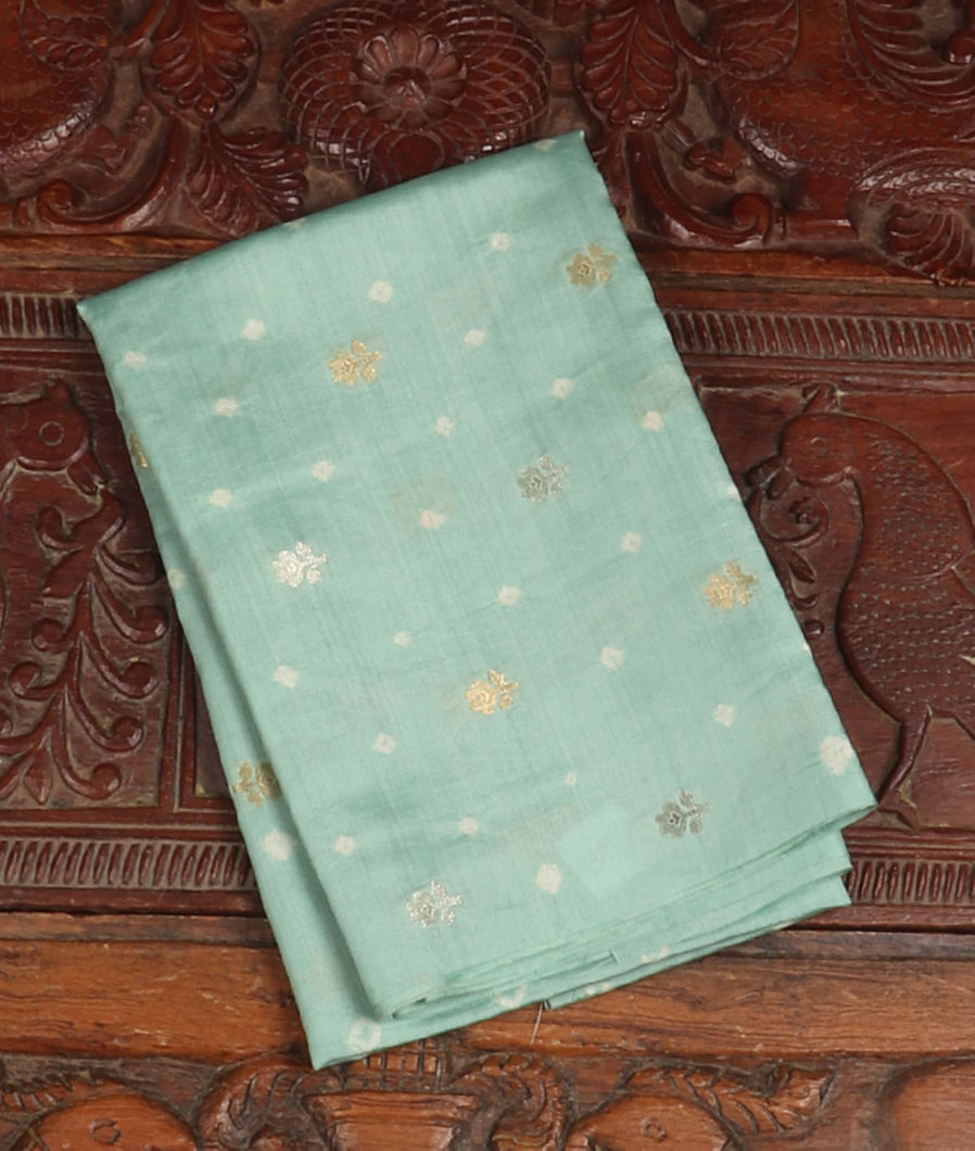 Blue Tussar Blouse T50-image