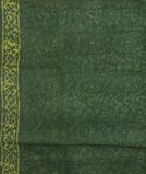 Green Tussar Printed Saree T1158293