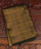 Green Handwoven Kanjivaram Silk Blouse T3764651