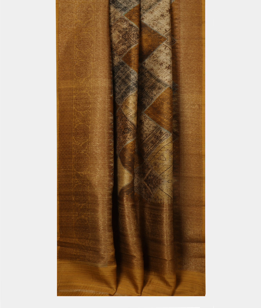 Multicolour Banaras Tussar Saree T485282