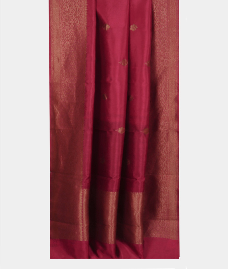 Maroon Banaras Silk Saree T4149572