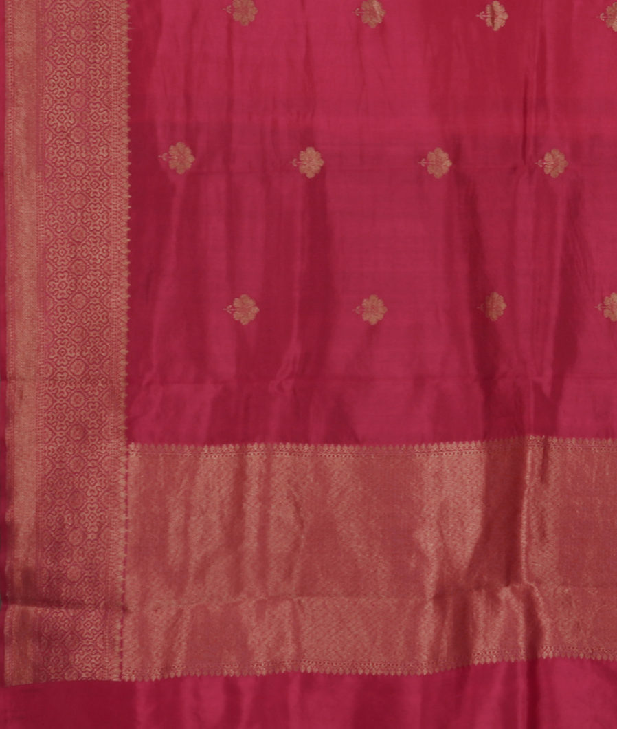 Maroon Banaras Silk Saree T4149574