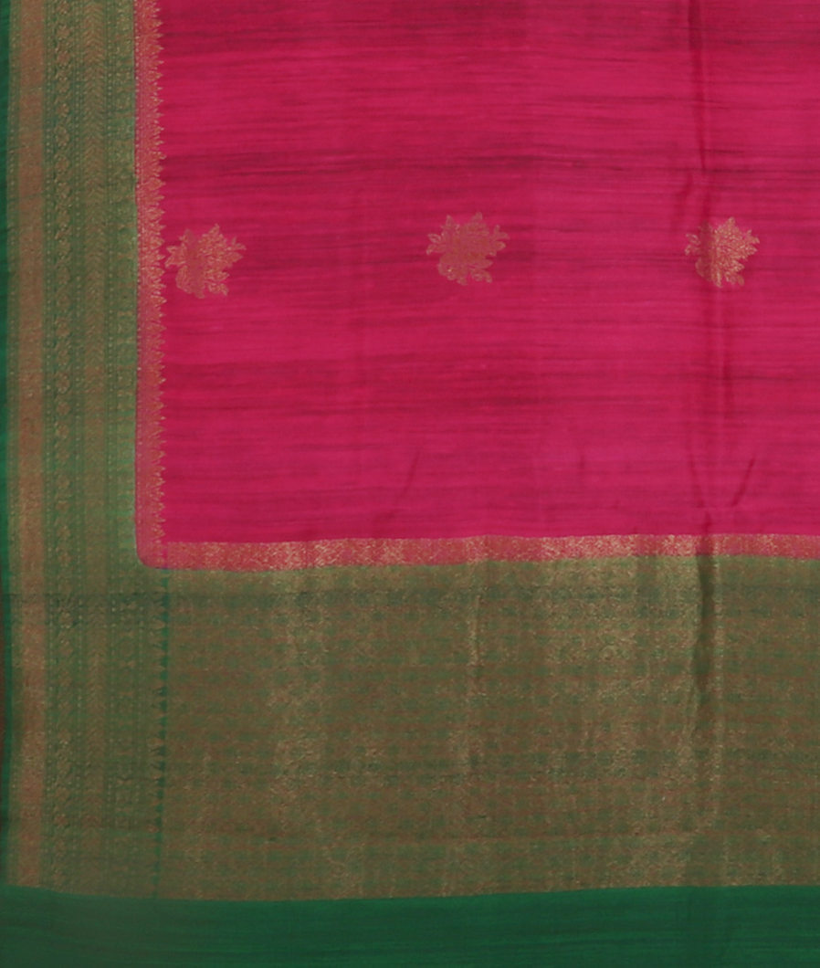 Purple Banaras Tussar Saree T4012604