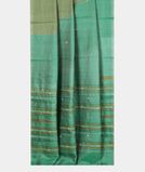 Green Tussar Embroidery Saree T4056762