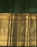 Green Handwoven Kanjivaram Silk Pavadai and Dupatta T3872303