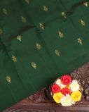 Green Handwoven Kanjivaram Silk Pavadai and Dupatta T3872304