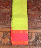Green Handwoven Kanjivaram Silk Saree T3679481