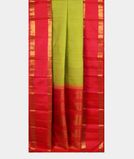 Green Handwoven Kanjivaram Silk Saree T3679482