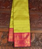 Green Handwoven Kanjivaram Silk Saree T3275141