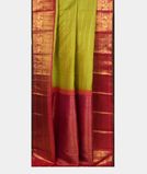 Green Handwoven Kanjivaram Silk Saree T3275142