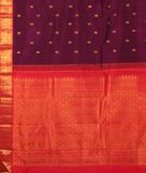 Purple Handwoven Kanjivaram Silk Saree T3751544