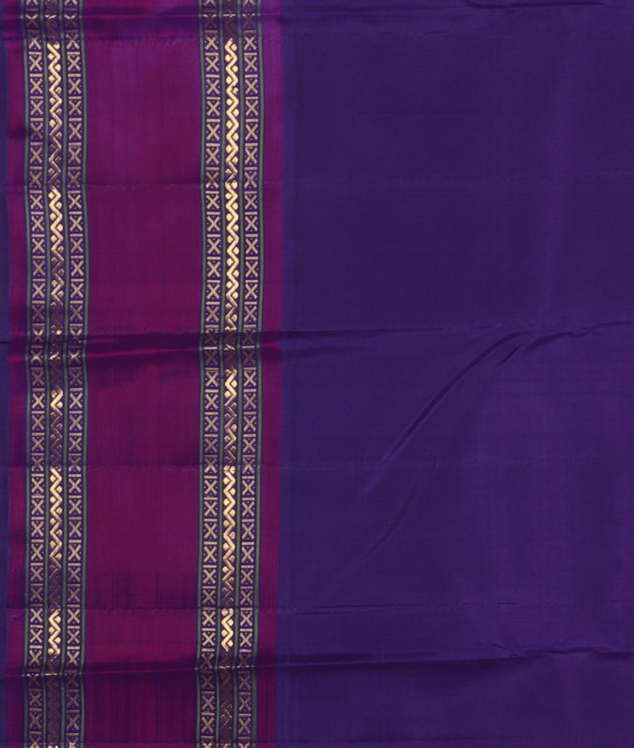 Pinkish Orange Handwoven Kanjivaram Silk Saree T3693123