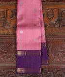 Lavender Pink Handwoven Kanjivaram Silk Saree T3921561