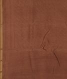 Brown Soft Printed Cotton Saree T4081953