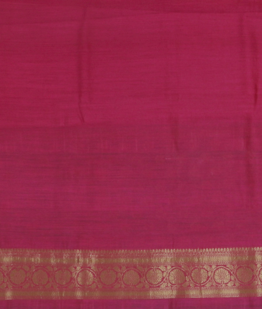 Green Banaras Tussar Saree T3896343