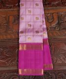 Lavender Handwoven Kanjivaram Silk Saree T3878411