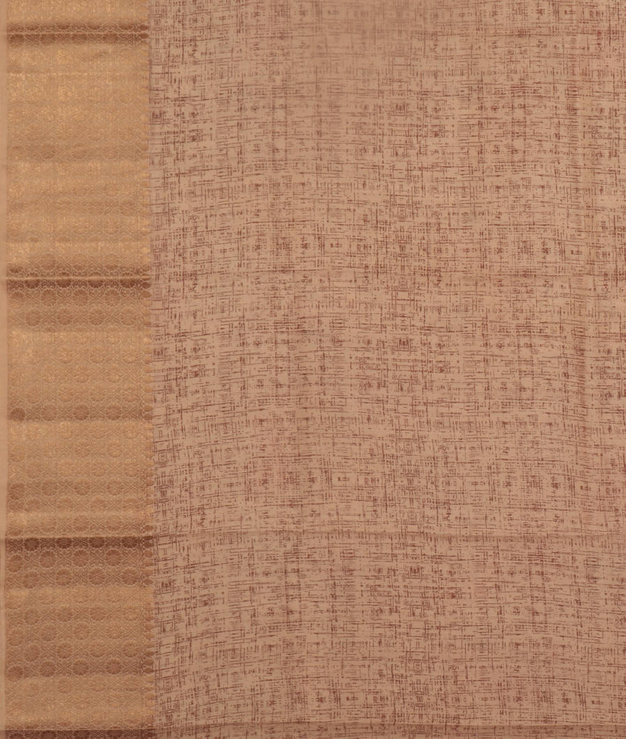 Light Peach Chaniya Silk Saree T3846313