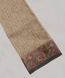 Beige Tussar Printed Saree T2165201