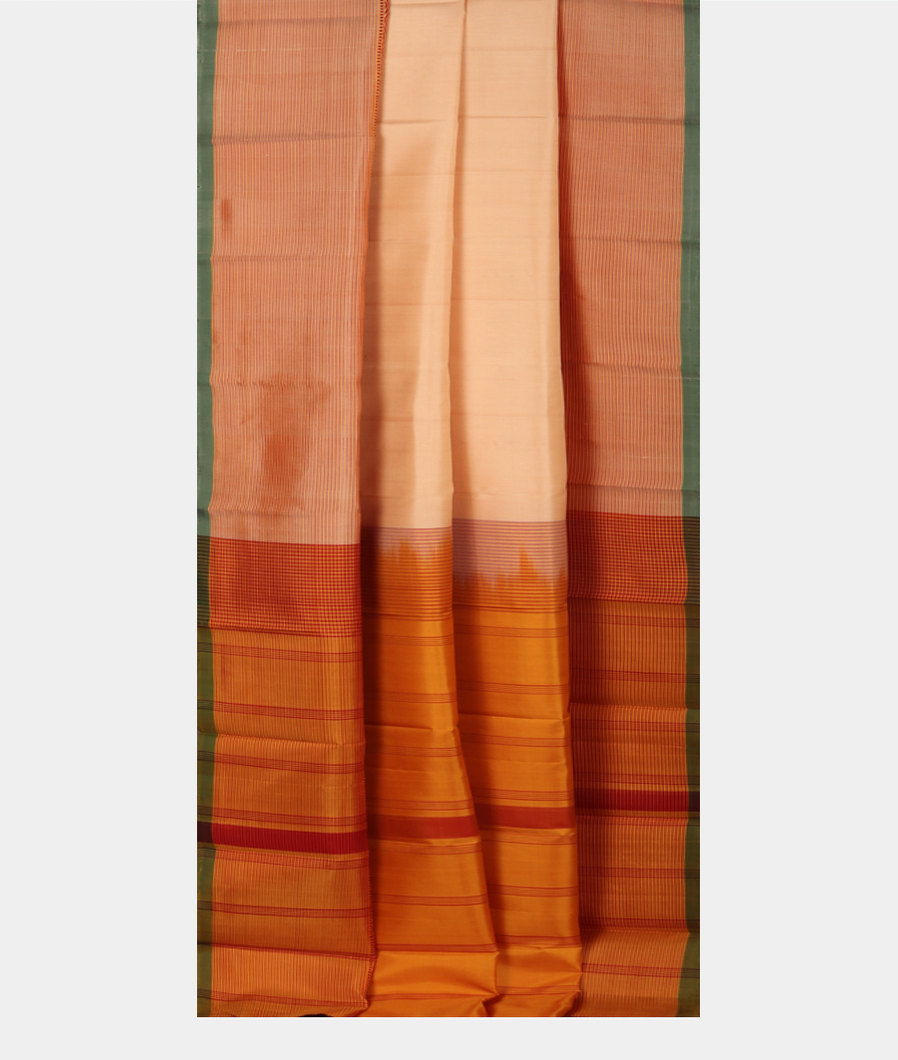 Cream Handwoven Kanjivaram Silk Saree T3908802