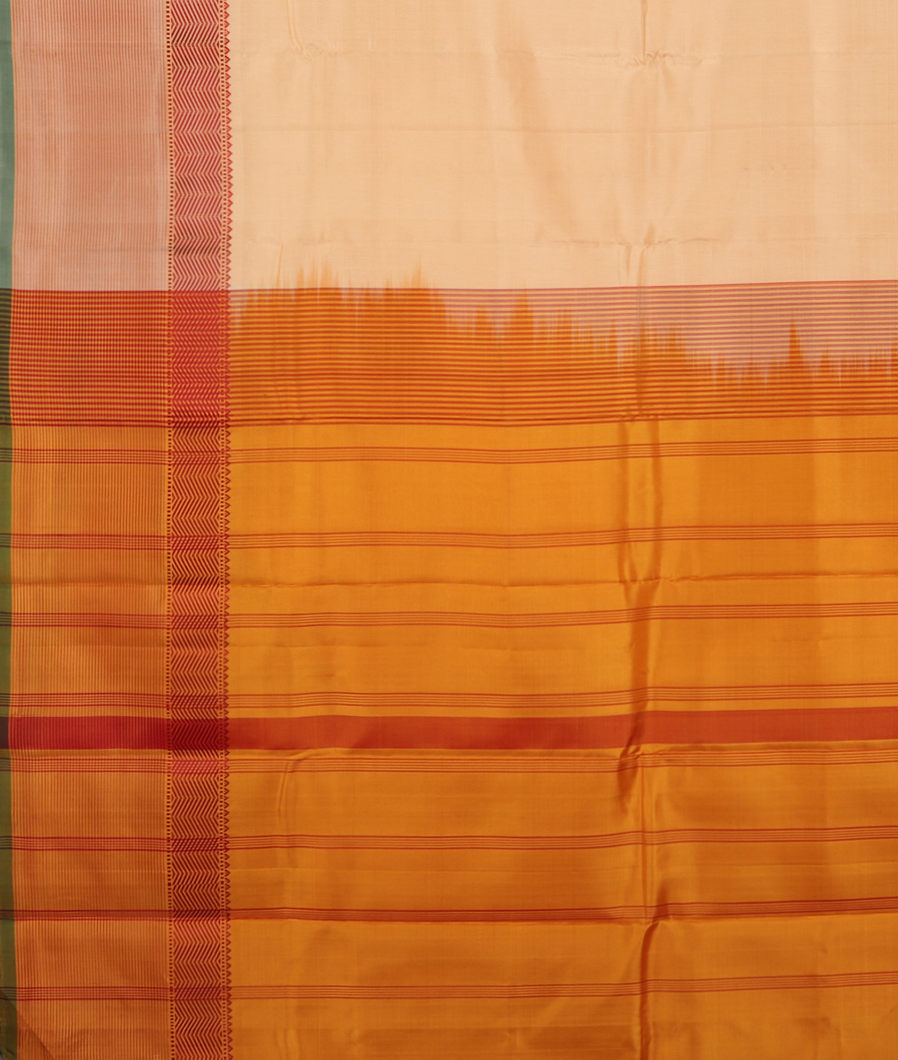 Cream Handwoven Kanjivaram Silk Saree T3908804