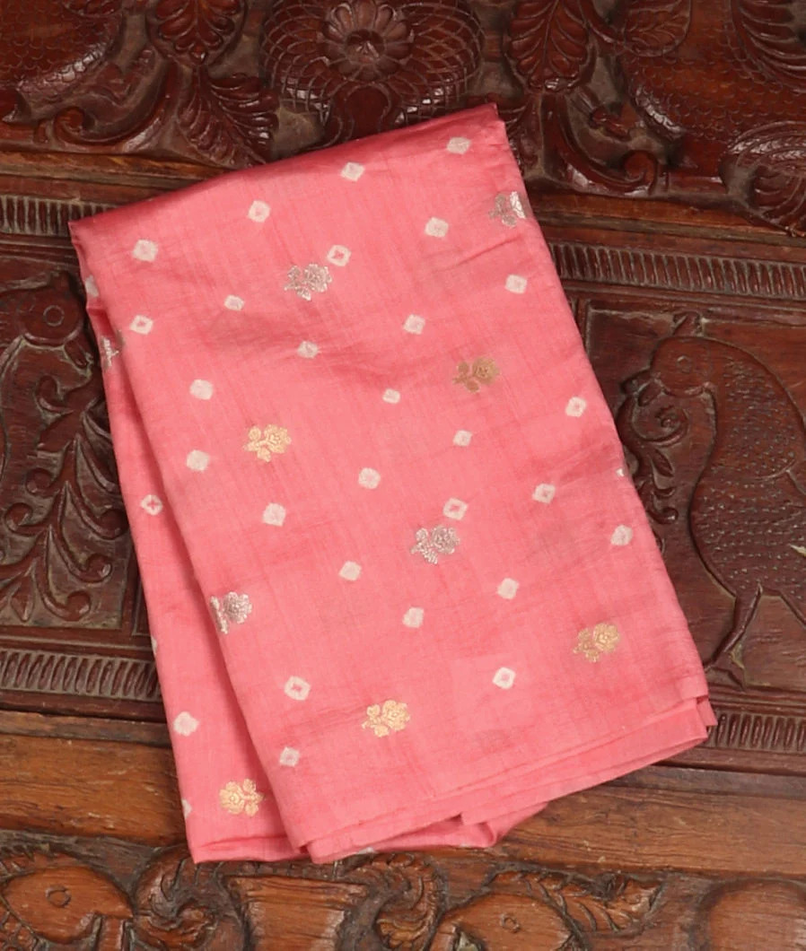 Pink Tussar Blouse T417317-image