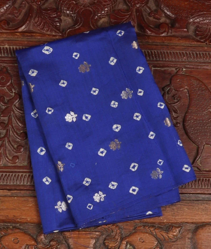 Blue Tussar Blouse T417301-image