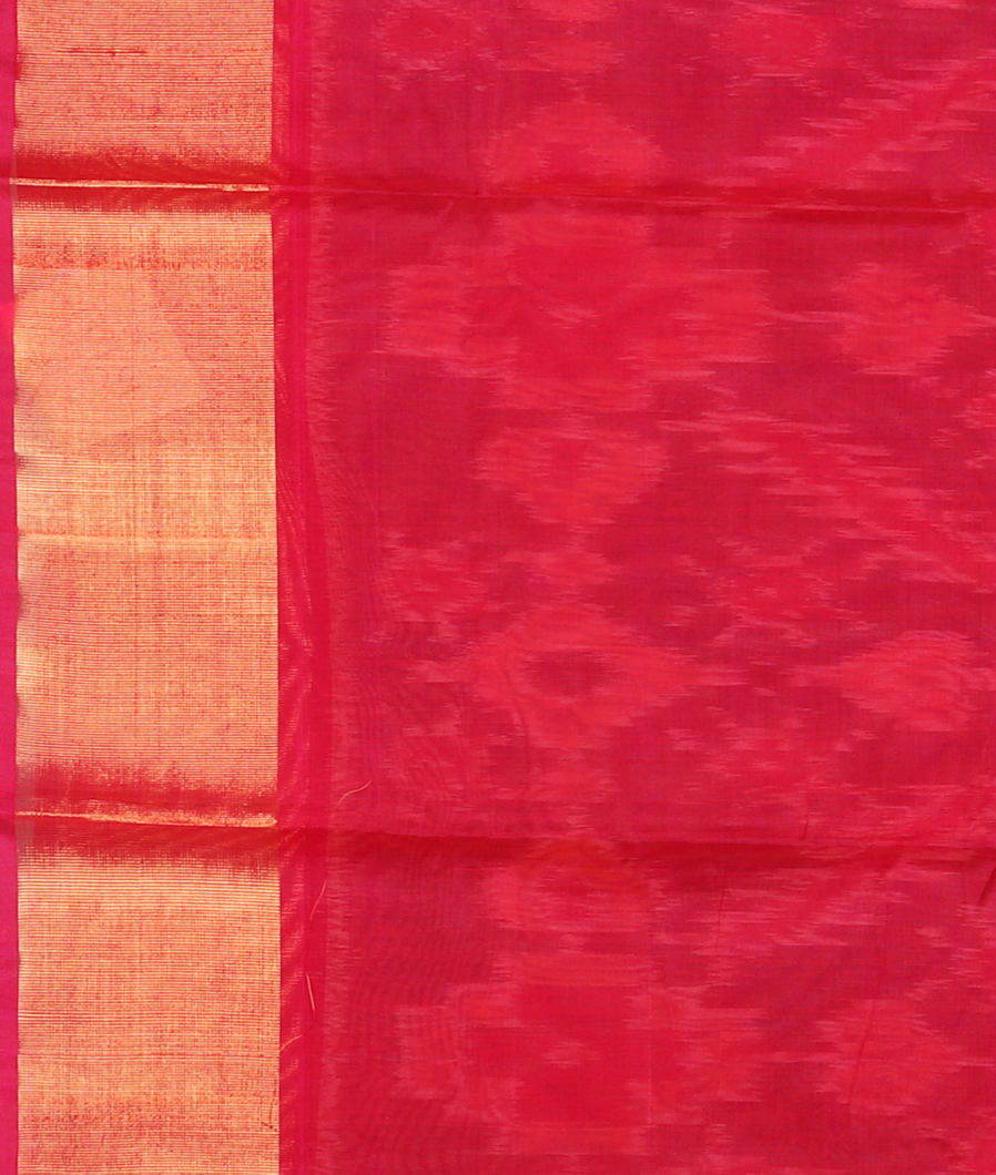 Greenish Grey Pochampalli Silk Cotton Saree T4168013