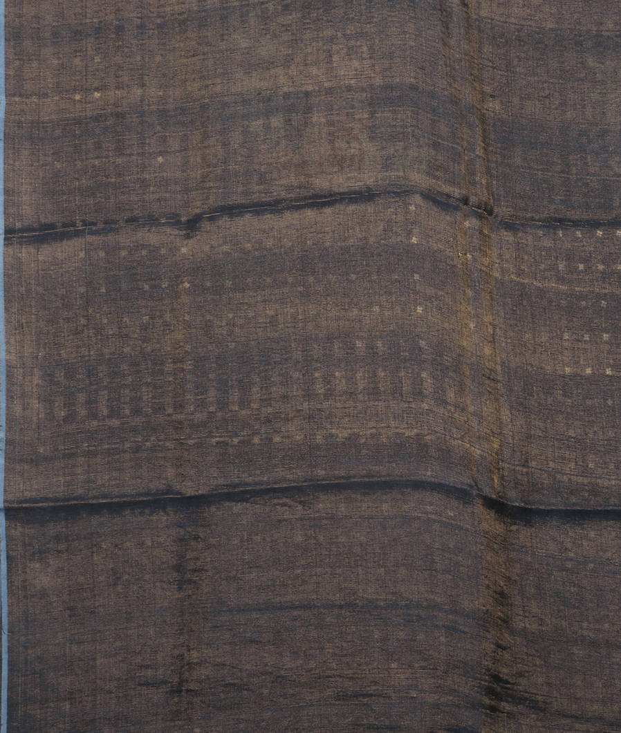 Blue Tissue Tussar Printed Saree T4134803