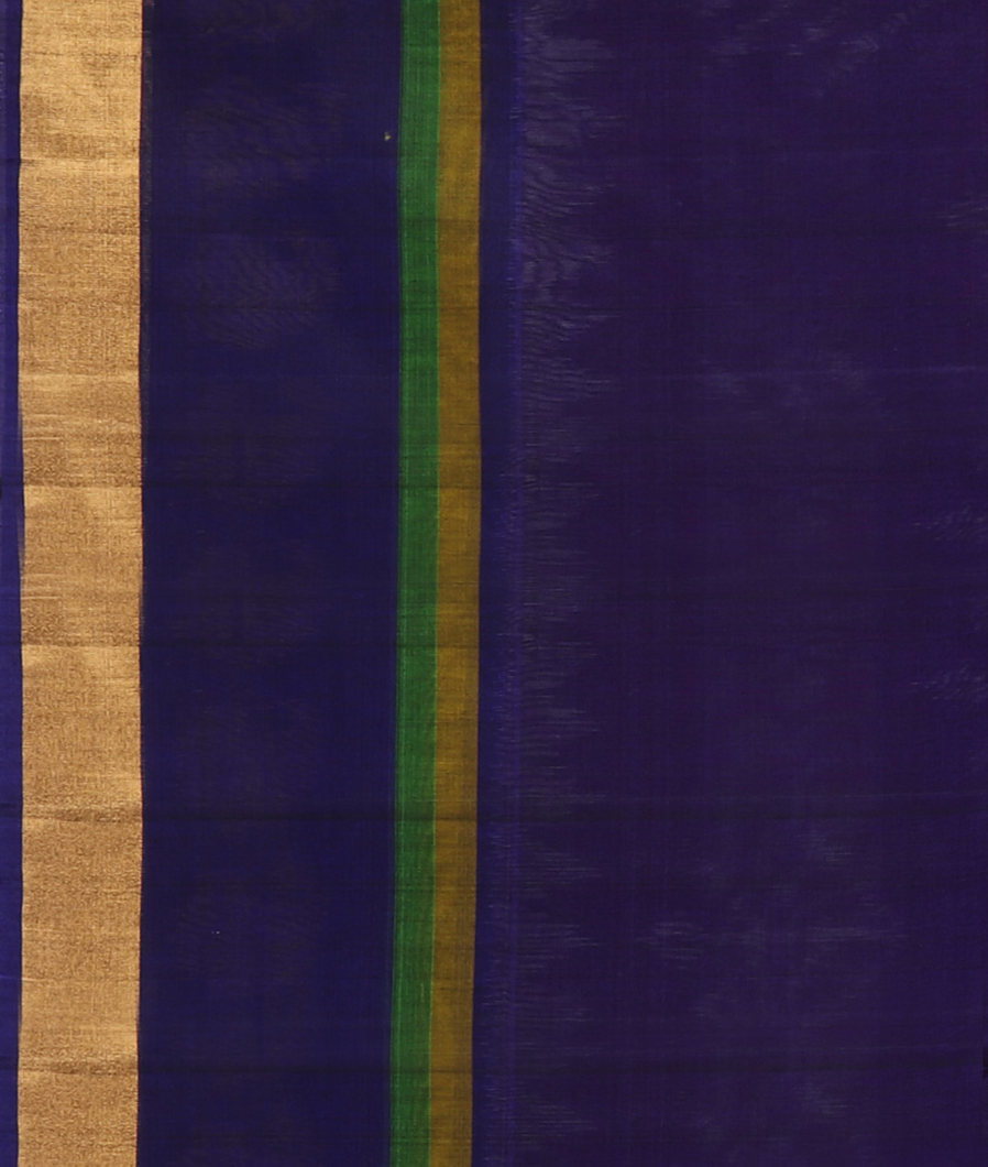 Magenta Pochampalli Silk Cotton Saree T4168033