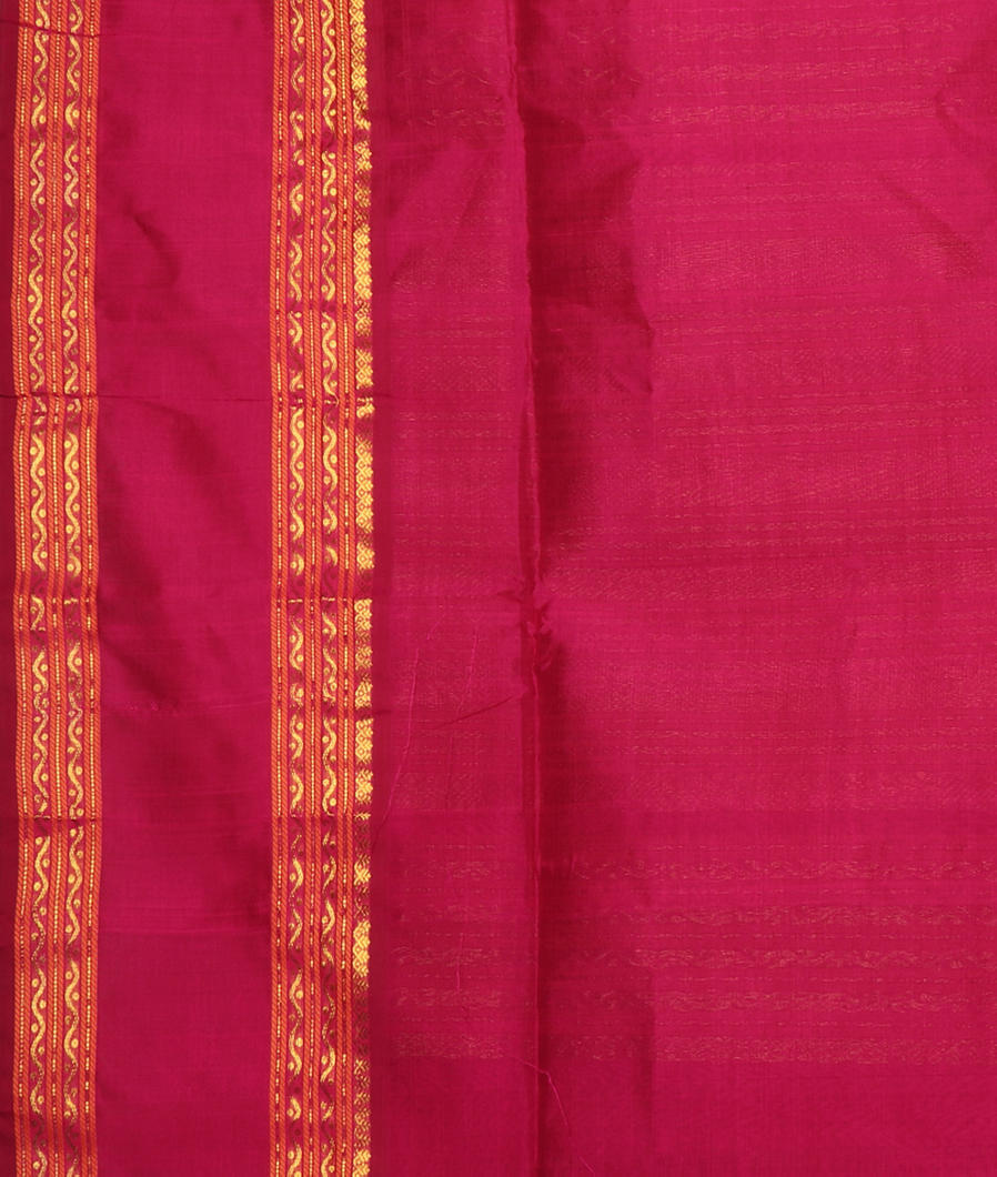 Yellow Silk Cotton Saree T4167163