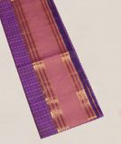 Purple Silk Cotton Saree T4167171