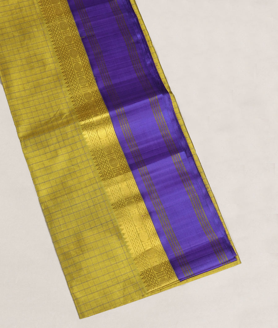 Green Silk Cotton Saree T416658-image