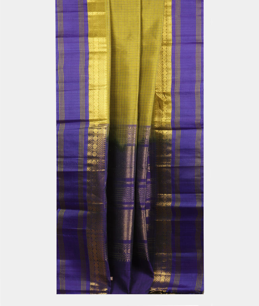 Green Silk Cotton Saree T4166582