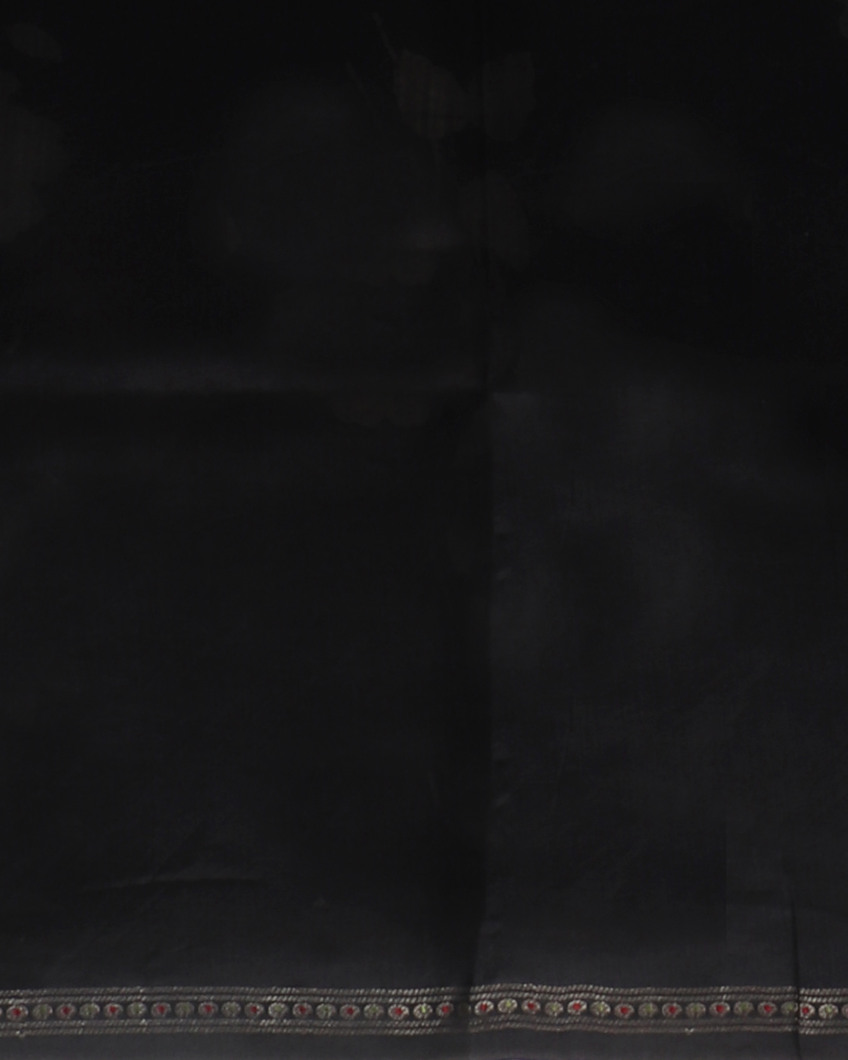 Black Chaniya Silk Saree T4169393