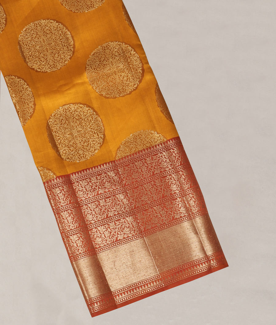 Yellow Chaniya Silk Saree T415690-image