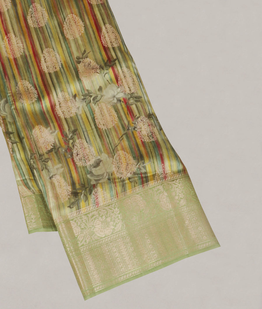 Multicolour Chaniya Silk Saree T380229-image