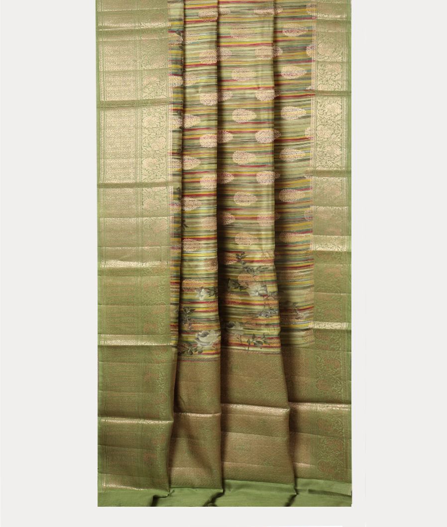 Multicolour Chaniya Silk Saree T3802292