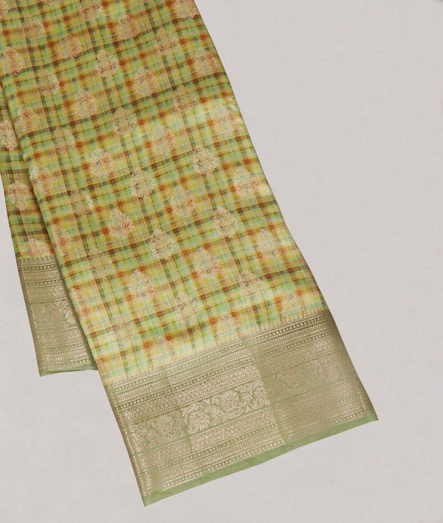 Multicolour Chaniya Silk Saree T373971-image