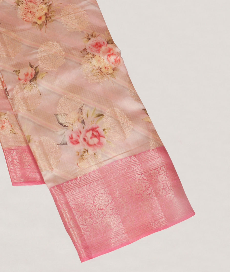 Light Pink Chaniya Silk Saree T413530-image
