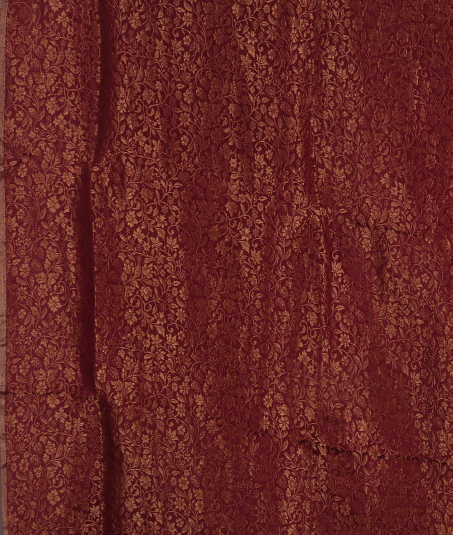 Wine Purple Mysore Silk Saree T4183533